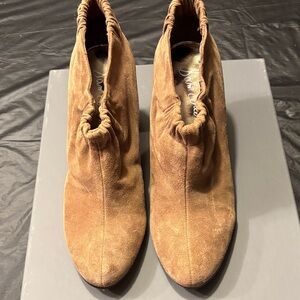 Sam Edelman Tan Suede Ankle Boots
